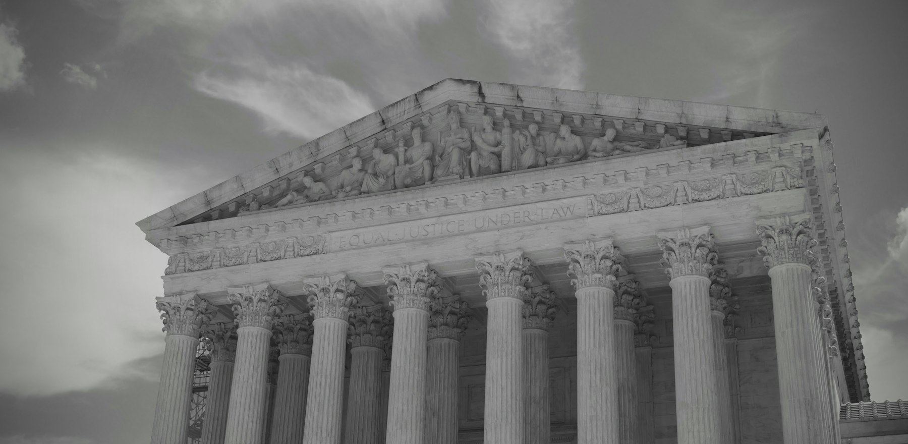 Classical courthouse columns